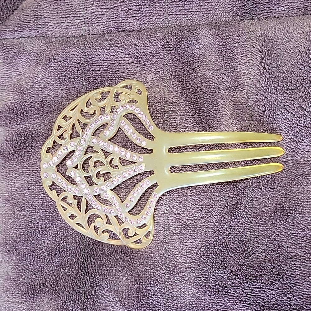 Vintage Sparkle Hair Comb